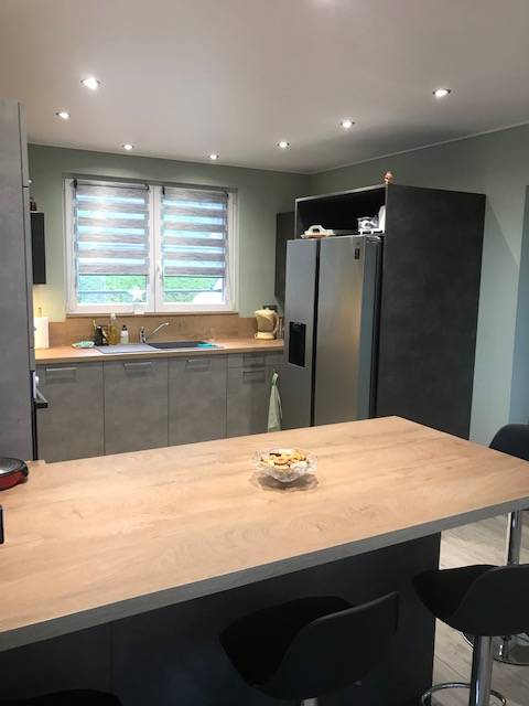 De la cuisine d'époque à la cuisine moderne faite par nos soins pour ce client de Phalsbourg